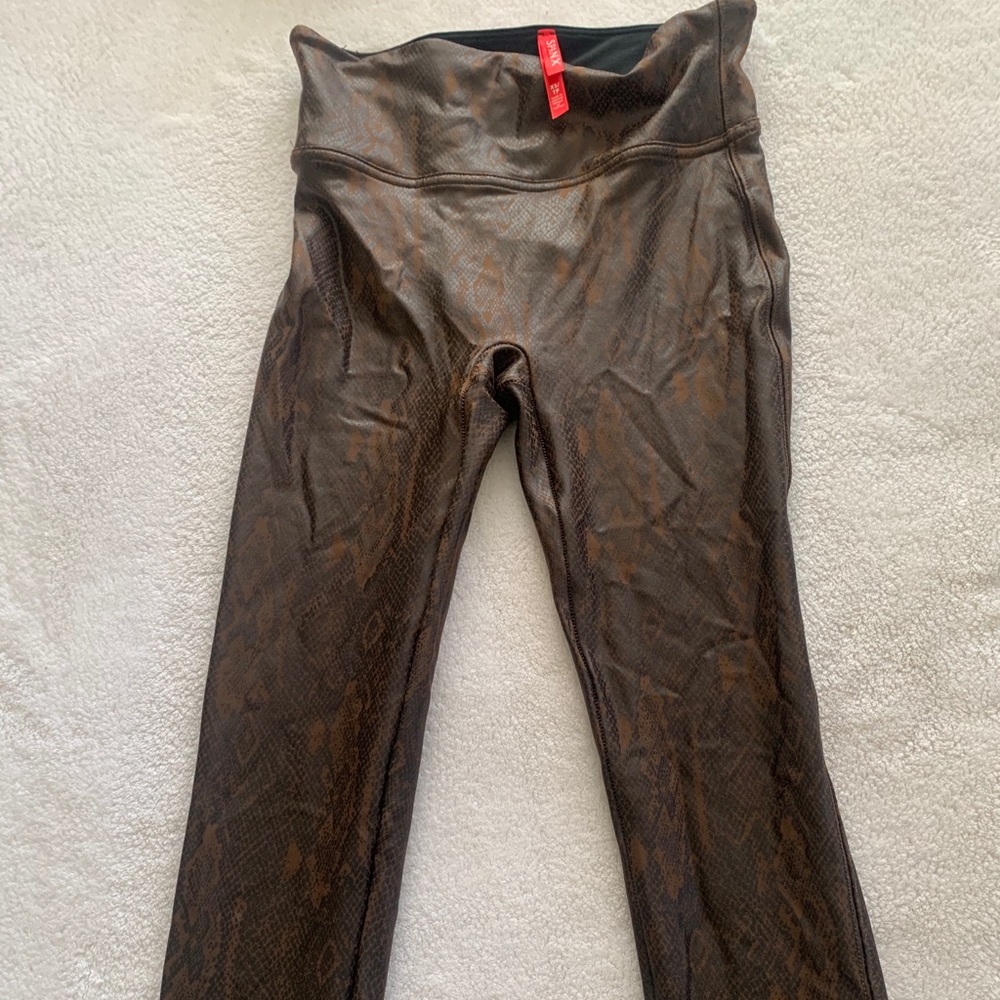 Spanx leggings snakeskin